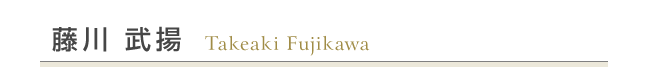 弁護士プロフィール、藤川武揚